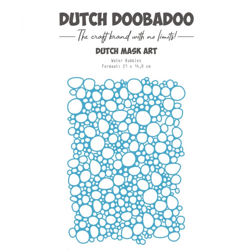 Dutch Mask Art -DDBD - Water Bubbles A5