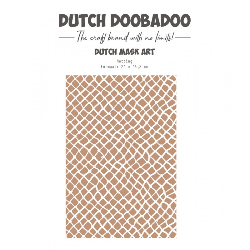 Dutch Mask art - DDBD - Netting - A5 Dutch Mask art - DDBD - Netting - A5