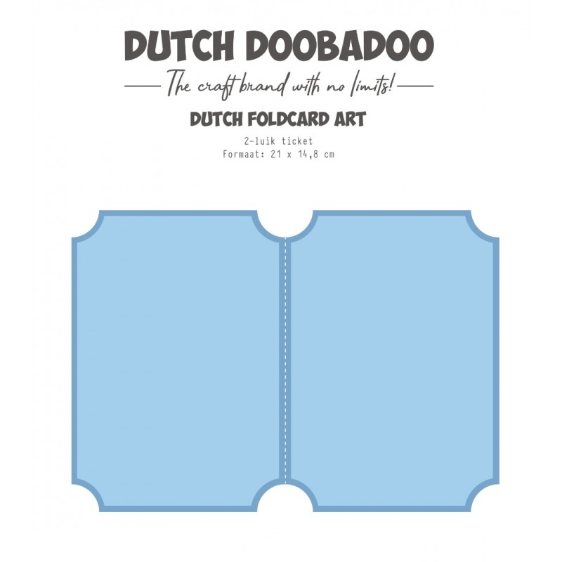 Fold Art - DDBD - 2-luik ticket A4