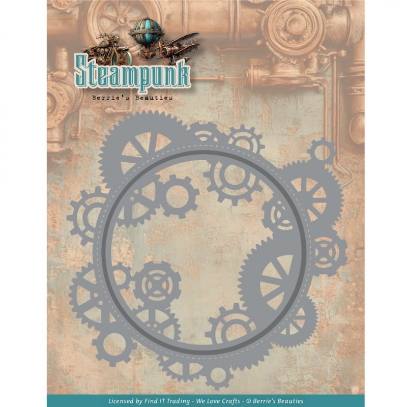Dies - Berries Beauties - Steampunk - Steampunk Gears Frame