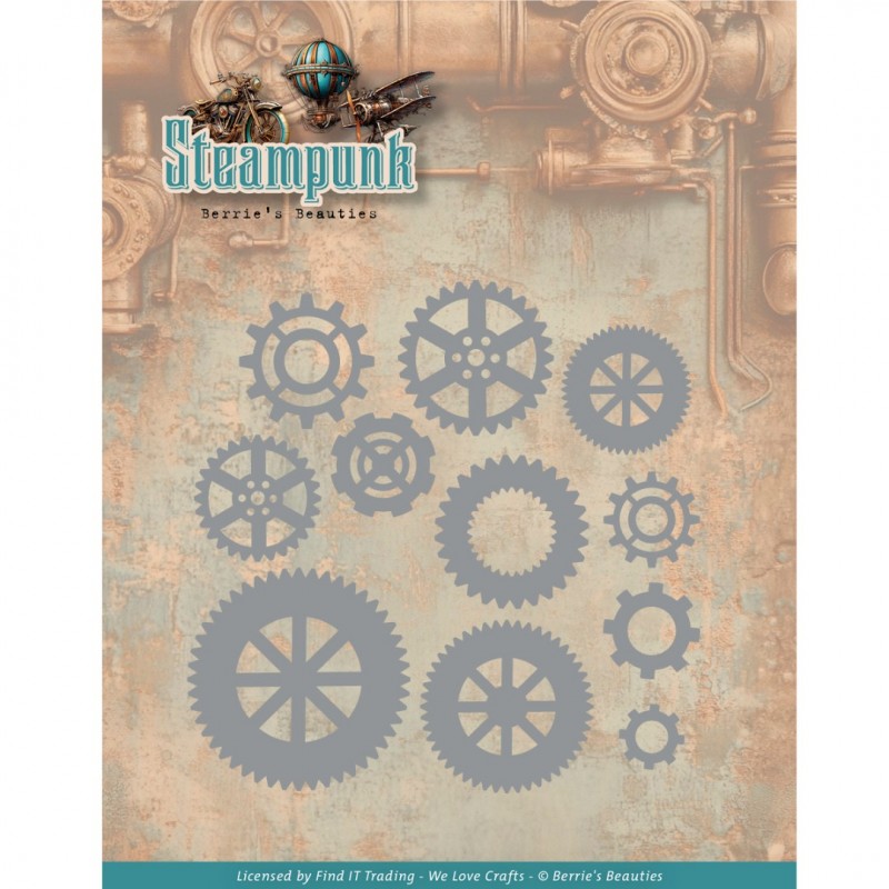 Dies - Berries Beauties - Steampunk - Steampunk Gears Dies - Berries Beauties - Steampunk - Steampunk Gears