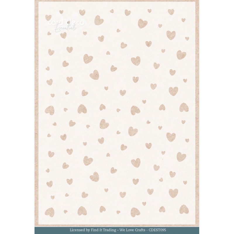 Stencil - Card Deco Essentials - Owlways Yours - Akways Yours Hearts