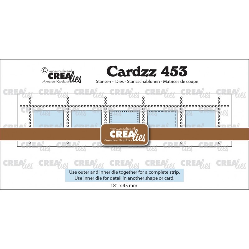 Postzegelstrip XL 5x horizontale rechthoeken Postzegelstrip XL 5x horizontale rechthoeken
