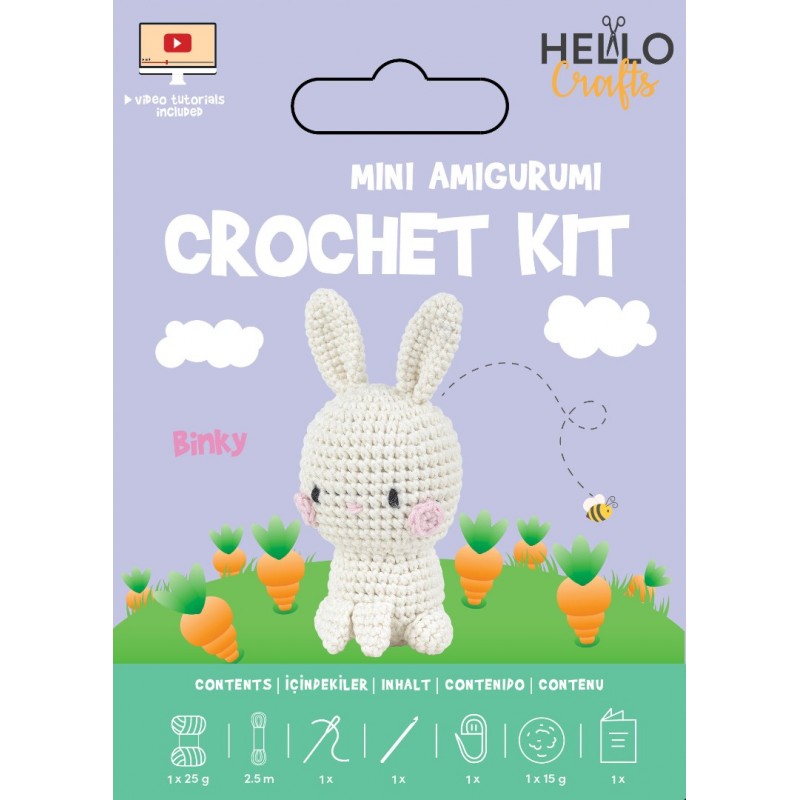 Knitty Critters - Easy Amigurumi Kit - Binky Knitty Critters - Easy Amigurumi Kit - Binky