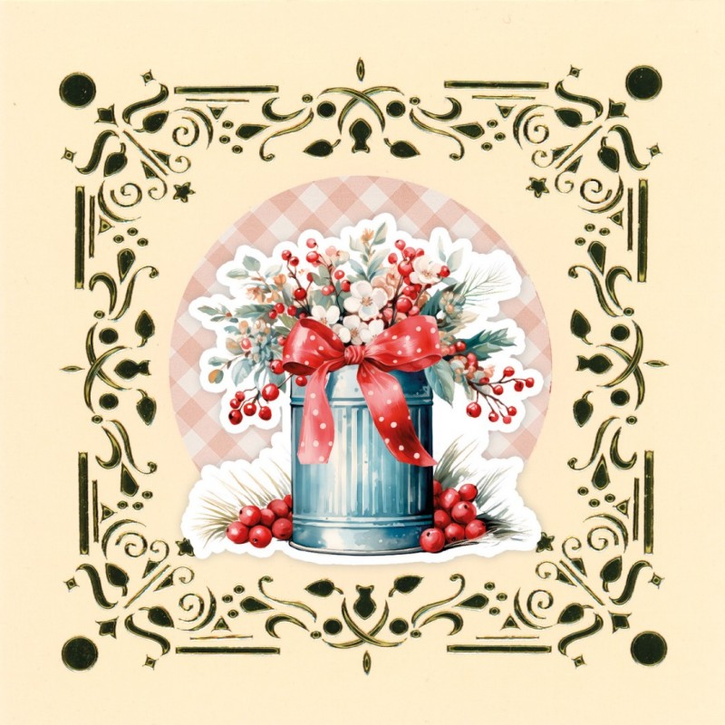 Hobbydots on Colour 40 - Frosted Floral