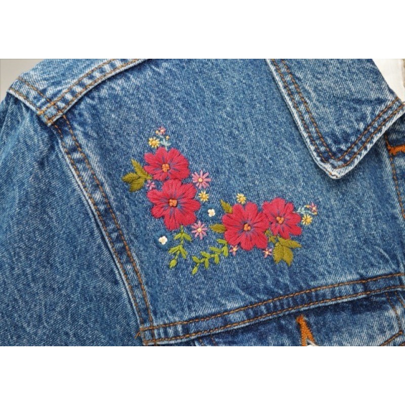 Stick and Stitch Summer Blooms