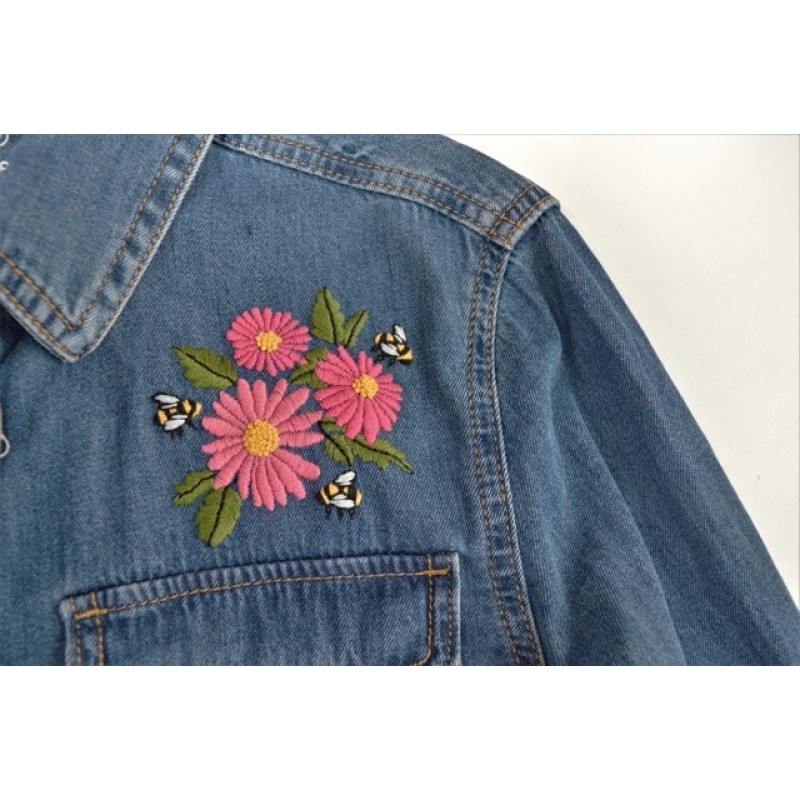 Stick and Stitch Tropical Blooms