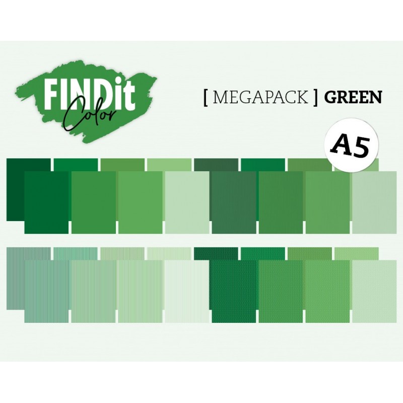 Findit Color - Megapack - Christmas Green - A5