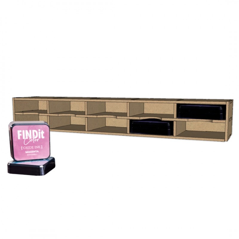 Ink Pad Box – Organizer voor 10 inktkussens