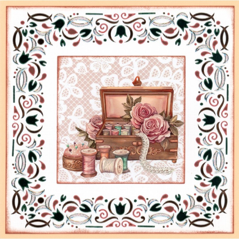 3D Push out Sheet - Amy Design - Sewing Serenity - Stitching