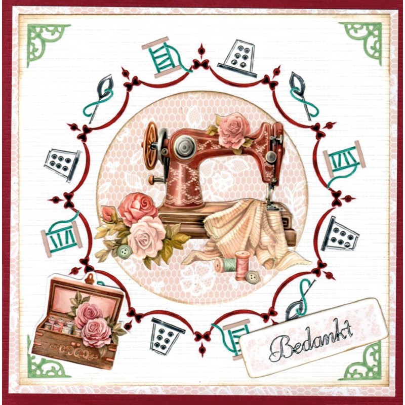 3D Push out Sheet - Amy Design - Sewing Serenity - Sewing Machine