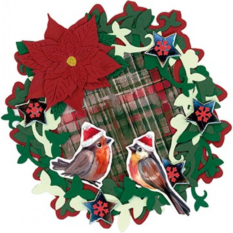 Cutting Sheet - Yvonne Ceations - Floral Christmas- Small Elements