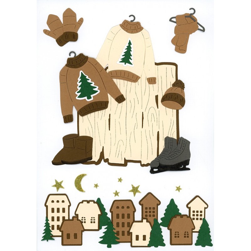 SET Hobbyjournaal 248 - Christmas Color Pack