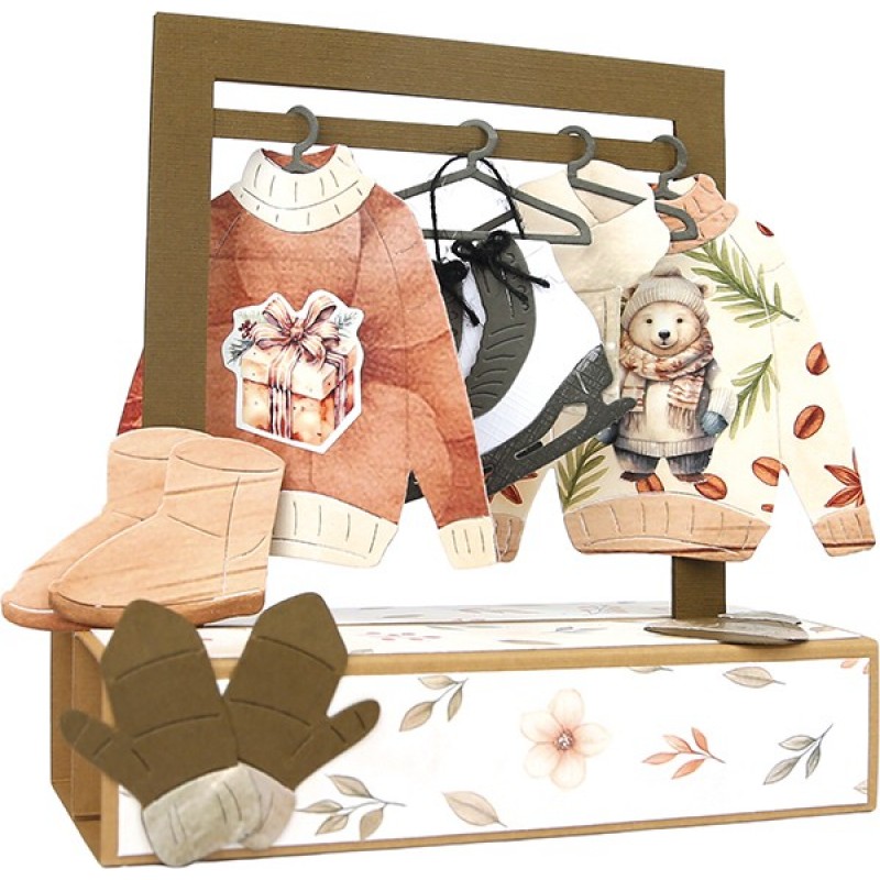 Linen Cardstock Pack - Berries Beauties - Cosy Winter - A4