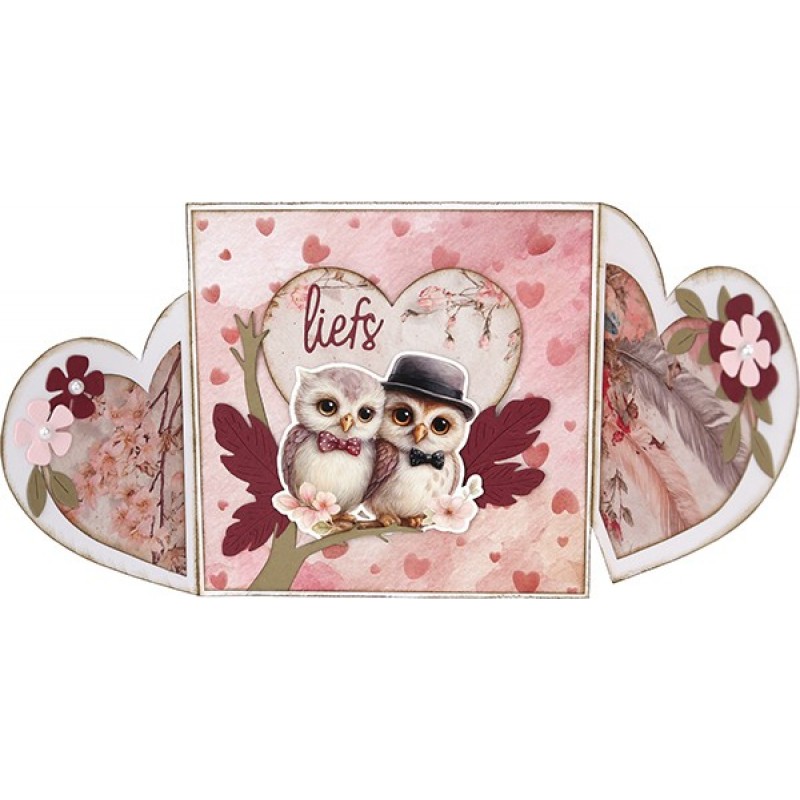 Stencil - Card Deco Essentials - Owlways Yours - Always Yours Card