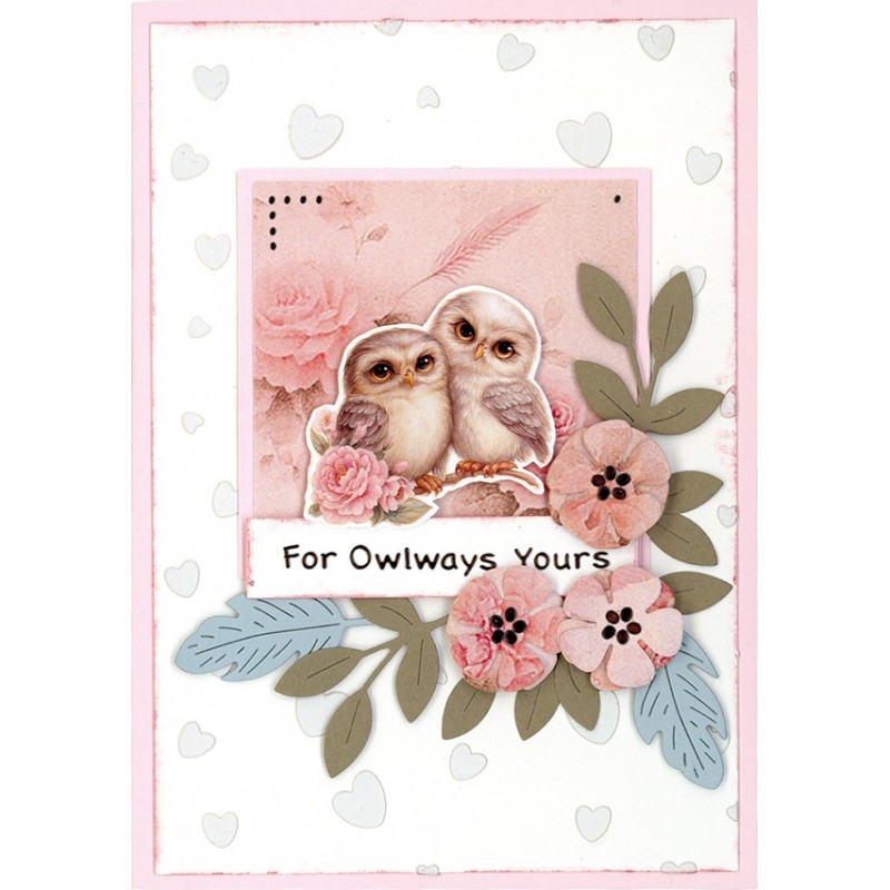 Stencil - Card Deco Essentials - Owlways Yours - Akways Yours Hearts