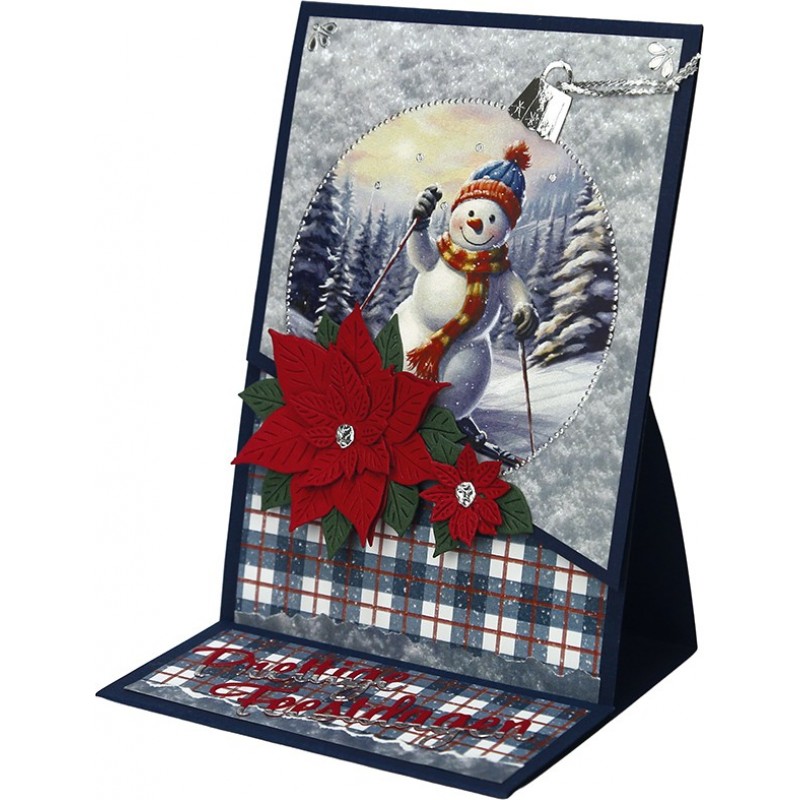 Scenery Push out - Berries Beauties - Skiing Snowmen (Gratis vel HJ250)