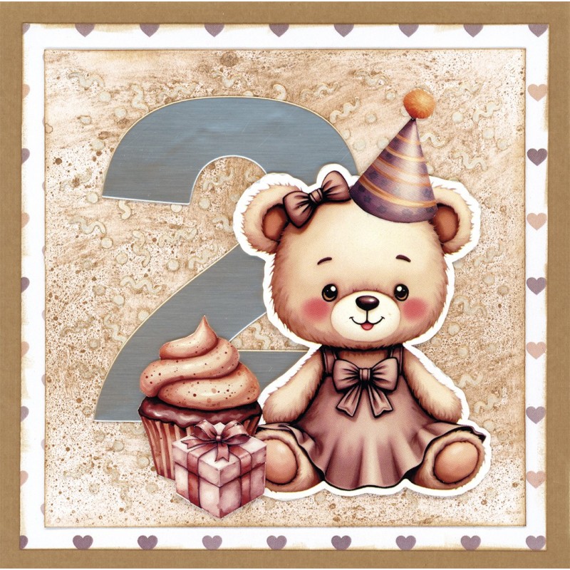3D Push out Sheet - Berries Beauties - Teddy - Together