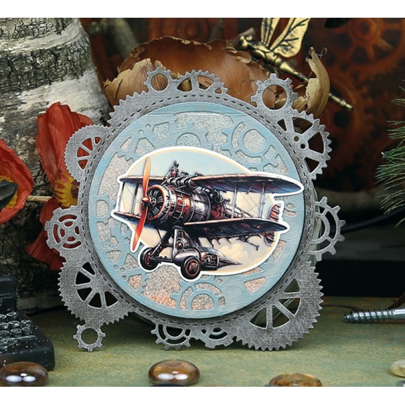 Dies - Berries Beauties - Steampunk - Steampunk Gears Frame