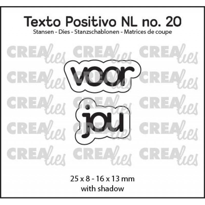 Crealies Die – Text Voor Jou For You