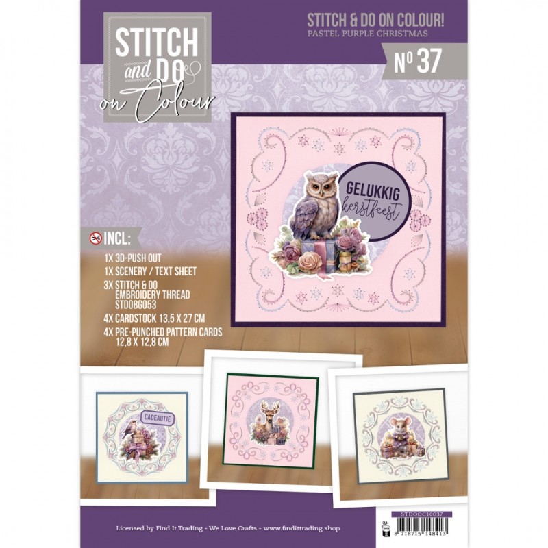 Stitch and do on Colour 37 - Pastel Purple Christmas