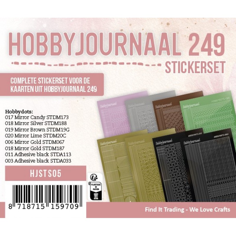 Stickerset Hobbyjournaal 249 Stickerset Hobbyjournaal 249
