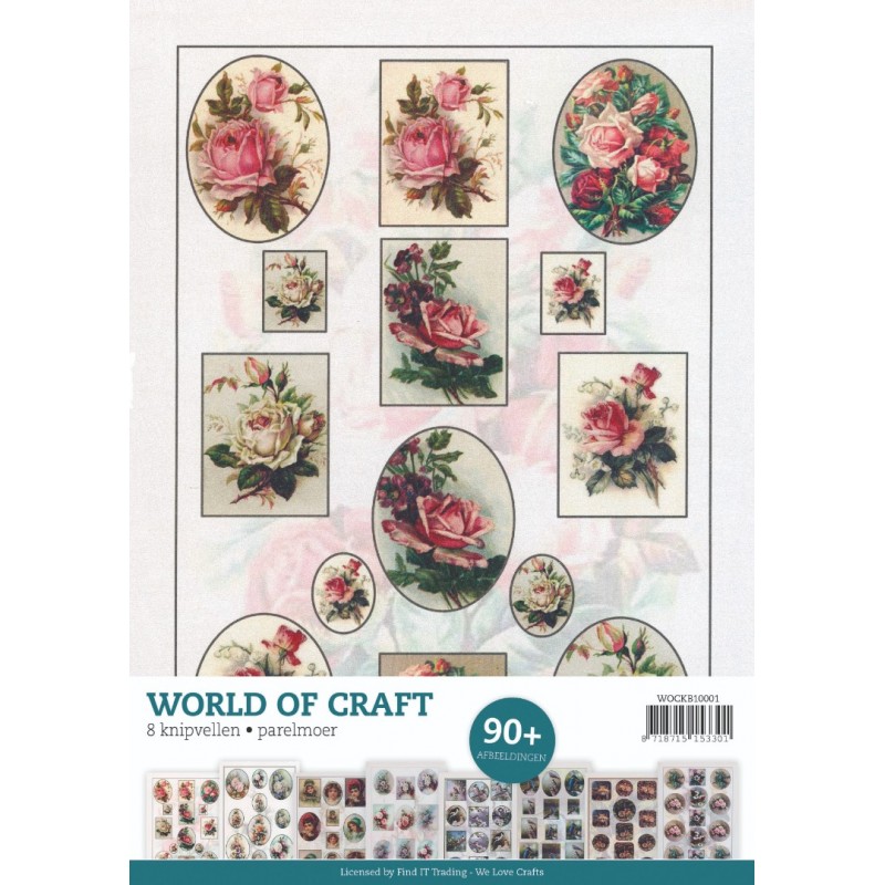 3D Cutting  sheets set Pearlescent - WOC - Flowers and Animals 1