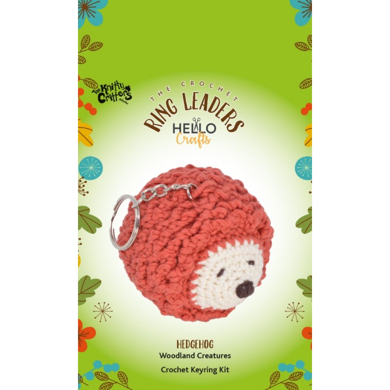 The Knitty Critters Keyring Hedgehog The Knitty Critters Keyring Hedgehog