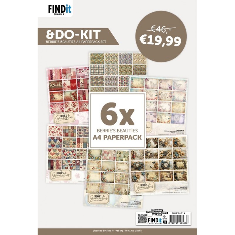 And Do - Kit - Paperpacks Set - Berrie's Beauties A4 And Do - Kit - Paperpacks Set - Berrie's Beauties A4