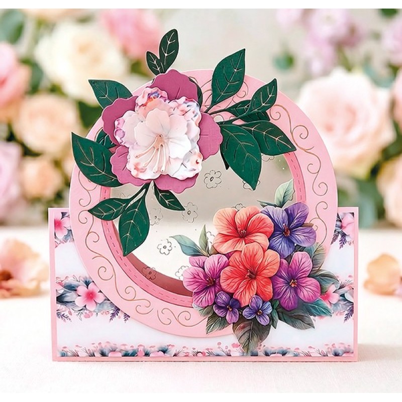 Linen Cardstock Pack - Berries Beauties - Blooming Harmony - A4