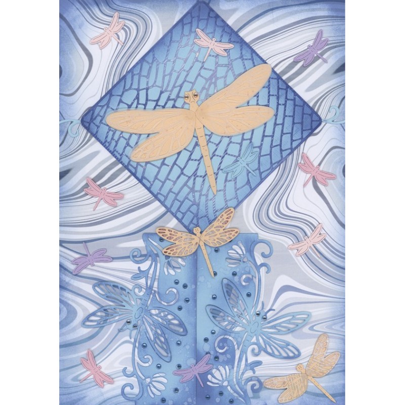 Dies - Berries Beauties - Dragonflies - Dragonfly Background