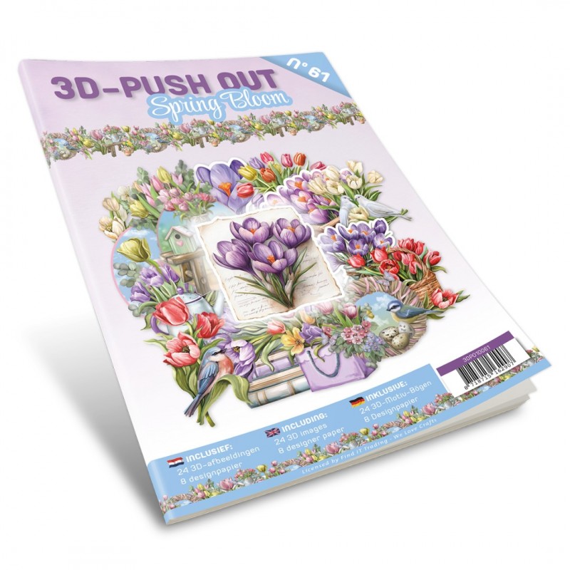 3D Push-Out Book 61 - Spring Bloom