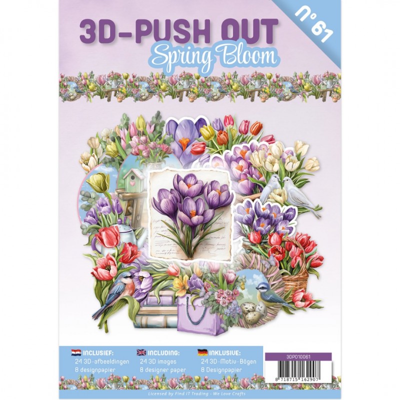 3D Push-Out Book 61 - Spring Bloom 3D Push-Out Book 61 - Spring Bloom