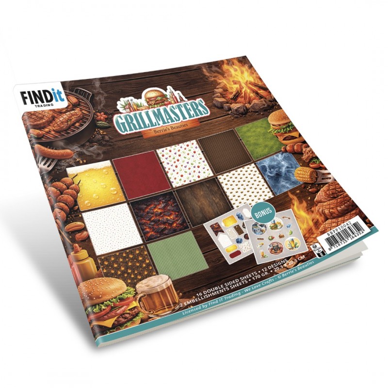 Paperpack - Berries Beauties - Grillmasters 20 x 20 cm Paperpack - Berries Beauties - Grillmasters 20 x 20 cm