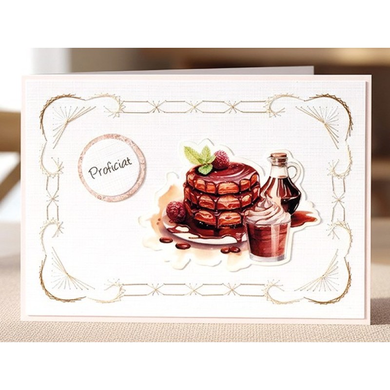 Linen Cardstock Pack - Berries Beauties - Sweet Moments - A4