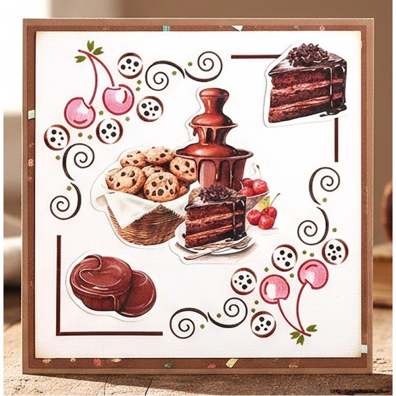 Paperpack - Berries Beauties - Sweet Moments 20 x 20 cm
