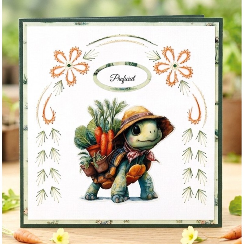 3D Cutting Sheet - Berries Beauties - Cute Animals - Turtles