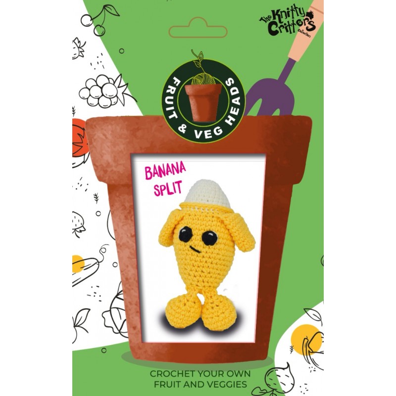 Knitty Critters Fruit and Veg - Banan Split