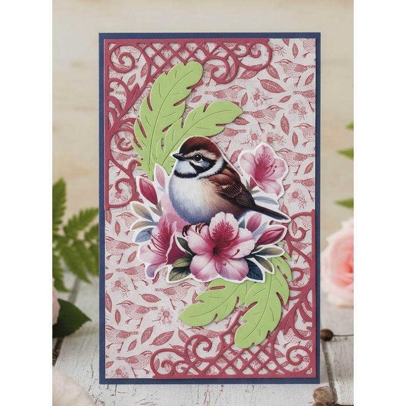 Dies - Berries Beauties - Whispers of Nature - Birds Border and Corners