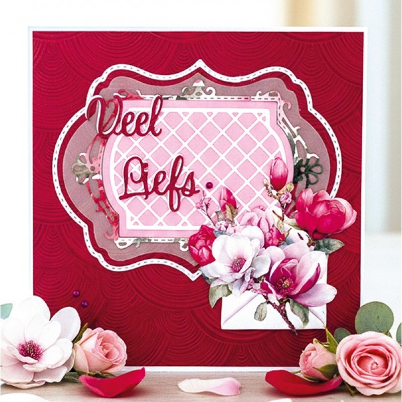 Paperpack - Berries Beauties - Floral Elegance 20 x 20 cm