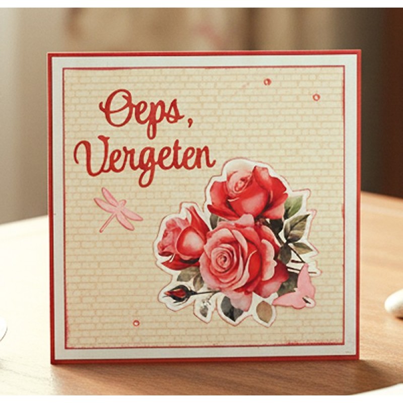 Linen Cardstock Pack - Berries Beauties - Floral Elegance - A4