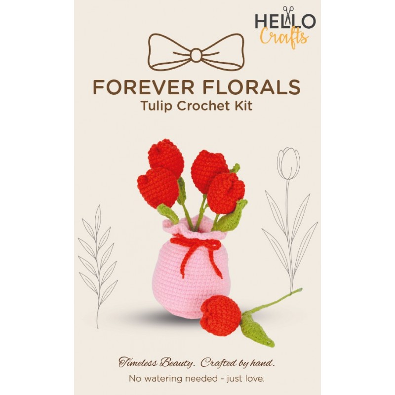 Forever Florals - Red Tulips