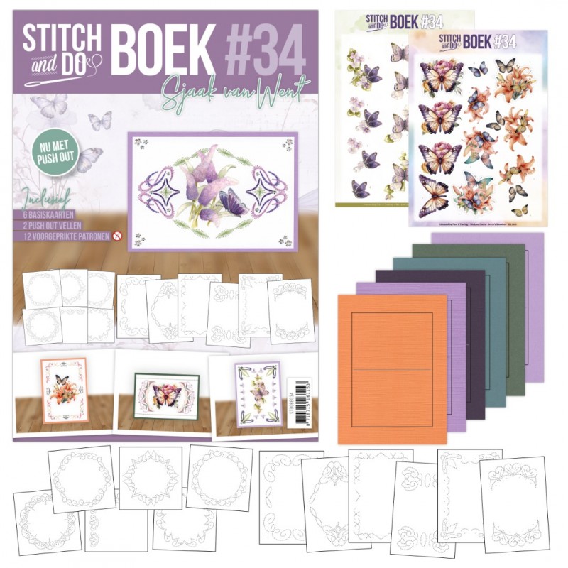 Stitch & Do boek A6 - 34 Butterfly Dreams