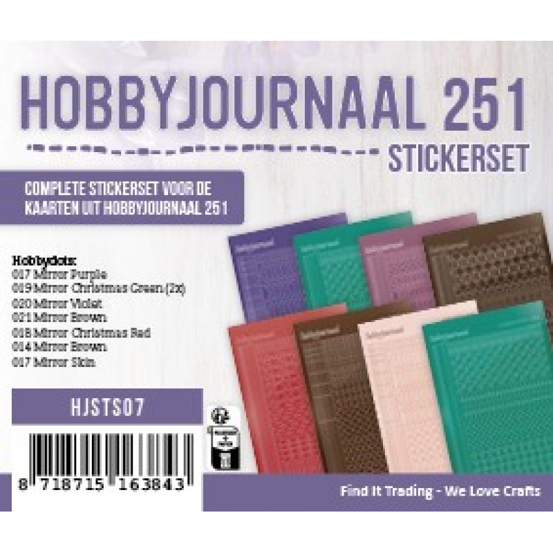 Stickerset Hobbyjournaal 251