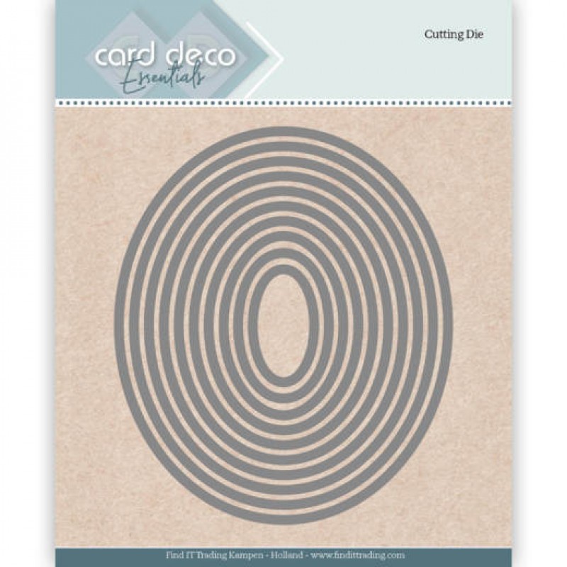 Card Deco Cutting Dies Nesting Ellipse Card Deco Cutting Dies Nesting Ellipse